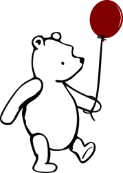 pooh balloon svg, winnie the pooh svg, winnie the pooh png, pooh svg, winnie the pooh clipart, instant download