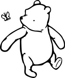 pooh butterfly svg, winnie the pooh svg, winnie the pooh png, pooh svg, winnie the pooh clipart, instant download