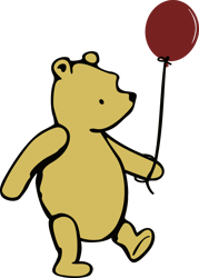 pooh solid balloon svg, winnie the pooh svg, winnie the pooh png, pooh svg, winnie the pooh clipart, instant download-1