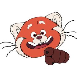 red panda svg, turning red svg, turning red disney svg, turning red clip art, turning red full wrap svg, cut file-1