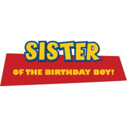 sister of the birthday boy svg, toy story svg, toy story silhouettes, toy story clipart, disney svg, instant download