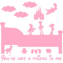 you've got a friend in me svg, toy story svg, toy story silhouettes, toy story clipart, disney svg, instant download