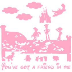 you've got a friend in me svg, toy story svg, toy story silhouettes, toy story clipart, disney svg, instant download-1