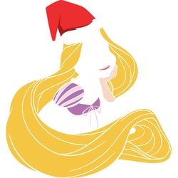 rapunzel, disney princess christmas clipart, princesses christmas svg, disney princess svg, disney svg, digital download