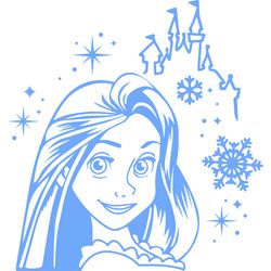 disney princess christmas clipart, princesses christmas svg, disney princess svg, disney svg, digital download-10