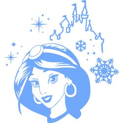 disney princess christmas clipart, princesses christmas svg, disney princess svg, disney svg, digital download-15