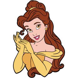 belle, disney princess christmas clipart, princesses christmas svg, disney princess svg, disney svg, digital download-2