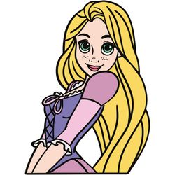 rapunzel, disney princess christmas clipart, princesses christmas svg, disney princess svg, disney svg, cut file