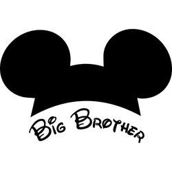 big brother mickey face svg, disney brother svg, mickey big familys svg, mickey mouse svg, disney svg, digittal download