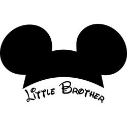 little brother mickey face svg, disney brother svg, mickey big familys svg, mickey mouse svg, disney svg, cut file