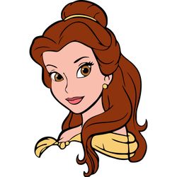 belle svg, beauty and the beast svg, beauty and the beast clipart, disney svg, digital download-3