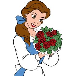 belle svg, beauty and the beast svg, beauty and the beast clipart, disney svg, digital download-6