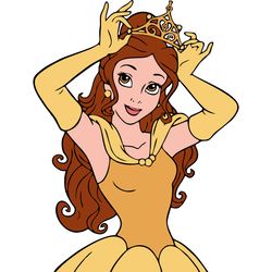 belle svg, beauty and the beast svg, beauty and the beast clipart, disney svg, digital download-8