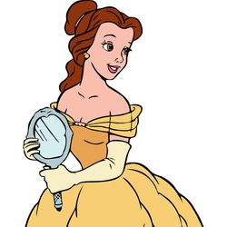 belle svg, beauty and the beast svg, beauty and the beast png, beauty and the beast clipart, disney svg, cut file-12