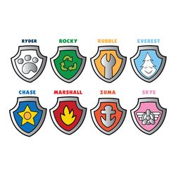 paw patrol shield png, paw patrol png, paw patrol logo png, paw patrol png file, paw patrol png everest, cut file-2