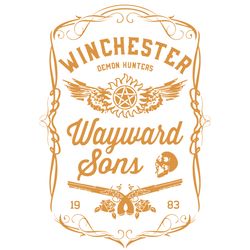 winchester wayward sons trending svg, supernatural svg, supernatural logo svg, winchester brothers svg, digital download