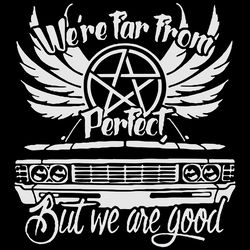 we were far from perfect svg, supernatural svg, supernatural logo svg, winchester brothers svg, digital download