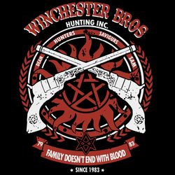 winchester bros hunting svg, supernatural svg, supernatural logo svg, winchester brothers svg, digital download