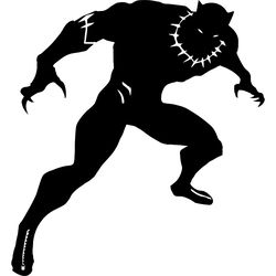 black panther silhouette, black panther svg, wacanda forever, marvel svg, digital download-1