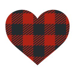 big heart plaid svg, buffalo plaid christmas svg, buffalo plaid svg, digital download