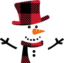 christmas snowman svg, buffalo plaid christmas svg, buffalo plaid logo svg, digital download