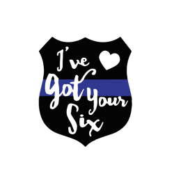 i've got your six svg, police svg, police thin blue line svg, blue lives matter, digital download