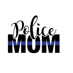 police mom svg, police svg, police thin blue line svg, blue lives matter, digital download