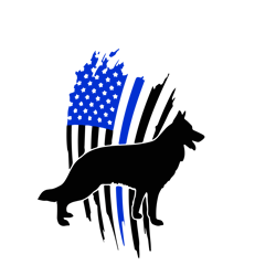 back the blue clipart us flag military police k9 dog svg, german shepherds svg, army svg, digital download