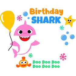 birthday shark svg, baby shark svg, baby shark clipart, shark clipart, shark svg, digital download-4