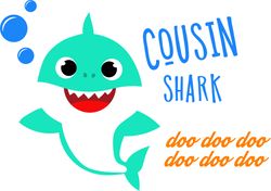 cousin shark boy svg, baby shark family svg, baby shark birthday family svg, shark family svg, shark svg, cut file