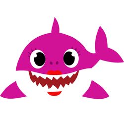 baby shark svg, baby shark family svg, baby shark birthday family svg, shark family svg, digital download-4