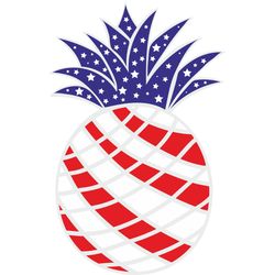 american pineapple flag svg, 4th of july svg, happy 4th of july svg, independence day svg, digital download