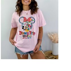 disney trip 2024 shirt, disney mickey minnie shirt,