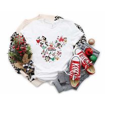 mickey head merry christmas shirt, disney christmas shirt,