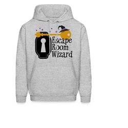 escape room hoodie. escape room gift. wizard hoodie.