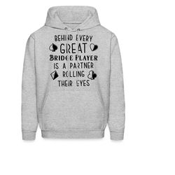 bridge player hoodie. bridge gift. partner hoodie. bridge