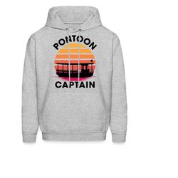 pontoon hoodie. pontoon gift. boat hoodie. boating gift.