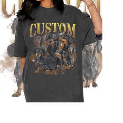 custom your cat&39s photo bootleg comfort color shirt,