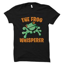 frog gift. frog whisperer shirt. frog shirt. frog
