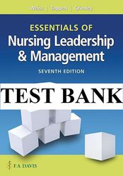 essentials of nursing leadership & management 7th edition sally a. weiss test bank