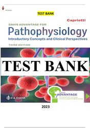 davis advantage for pathophysiology: introductory concepts and clinical perspectives 3rdedition by theresa test bank