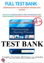 pharmacology and the nursing process 10th edition by linda lilley test bank