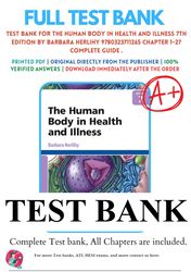 human body in health and illness 7th edition by barbara herlihy test bank