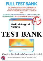 medical-surgical nursing 7th edition by linton test bank