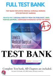 lewis's medical-surgical nursing assessment and management of clinical problems, single volume 12th edition by mariann