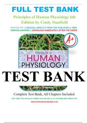 principles of human physiology, 6th edition stanfield test bank