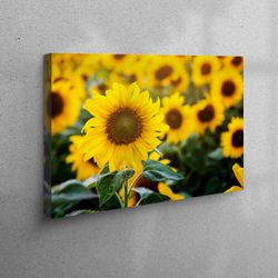 gifts, bridesmaid gifts, halloween decor art, large canvas art, sunflower wall hanging, farmhouse canvas poster, botanic