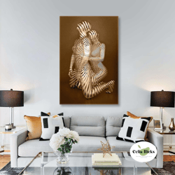 wrapped metal double sepia effect decorative roll up canvas, stretched canvas art, framed wall art painting