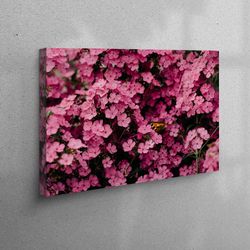 3d wall art, canvas print, living room wall art, flower canvas print, floral canvas art, flower lover gift canvas print,