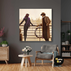 love canvas art, classy couple, city view wall art, roll up canvas, stretched canvas art, framed wall art painting